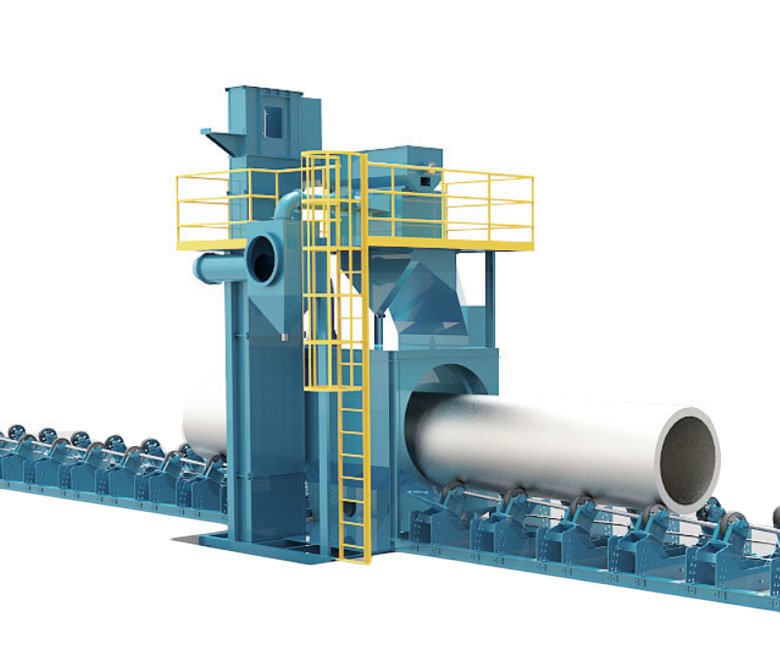 QG系列鋼管外壁拋丸清理機